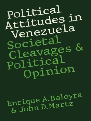 cover image of Political Attitudes in Venezuela